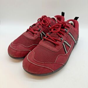 Xero Prio Barefoot Running Shoes Men's 10.5 Burgundy Low Top Lace Up F220615W